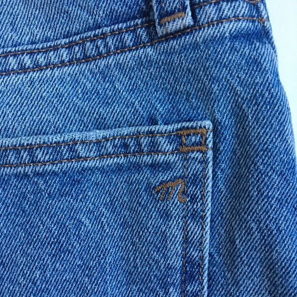 Madewell The Perfect Jean Shorts High Rise Raw Hem Denim Size 29 Style MC647 - Picture 6 of 14